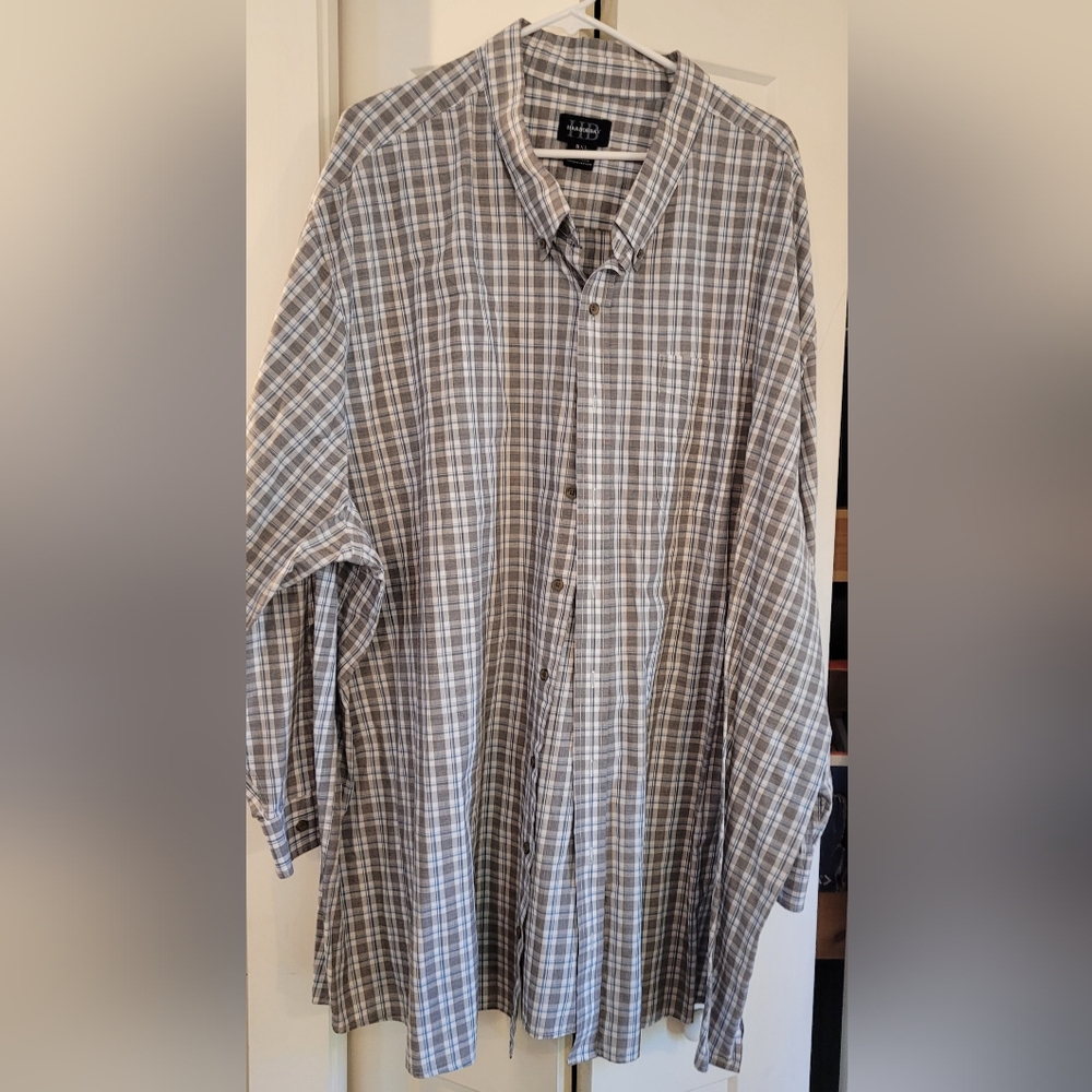 Harbor Bay Checkered Shirt in Blue, Black and White